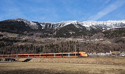 Testfahrt in Ambri im März 2019. Der Fernverkehrszug «Traverso» fährt ab Mitte Dezember 2020 von Basel bzw. Zürich nach Locarno.