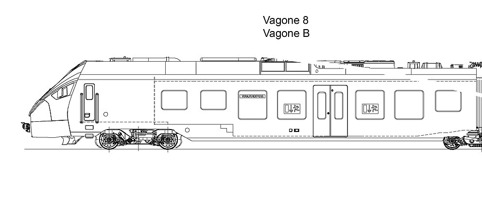 Traverso Vagone 8, Vagone B
