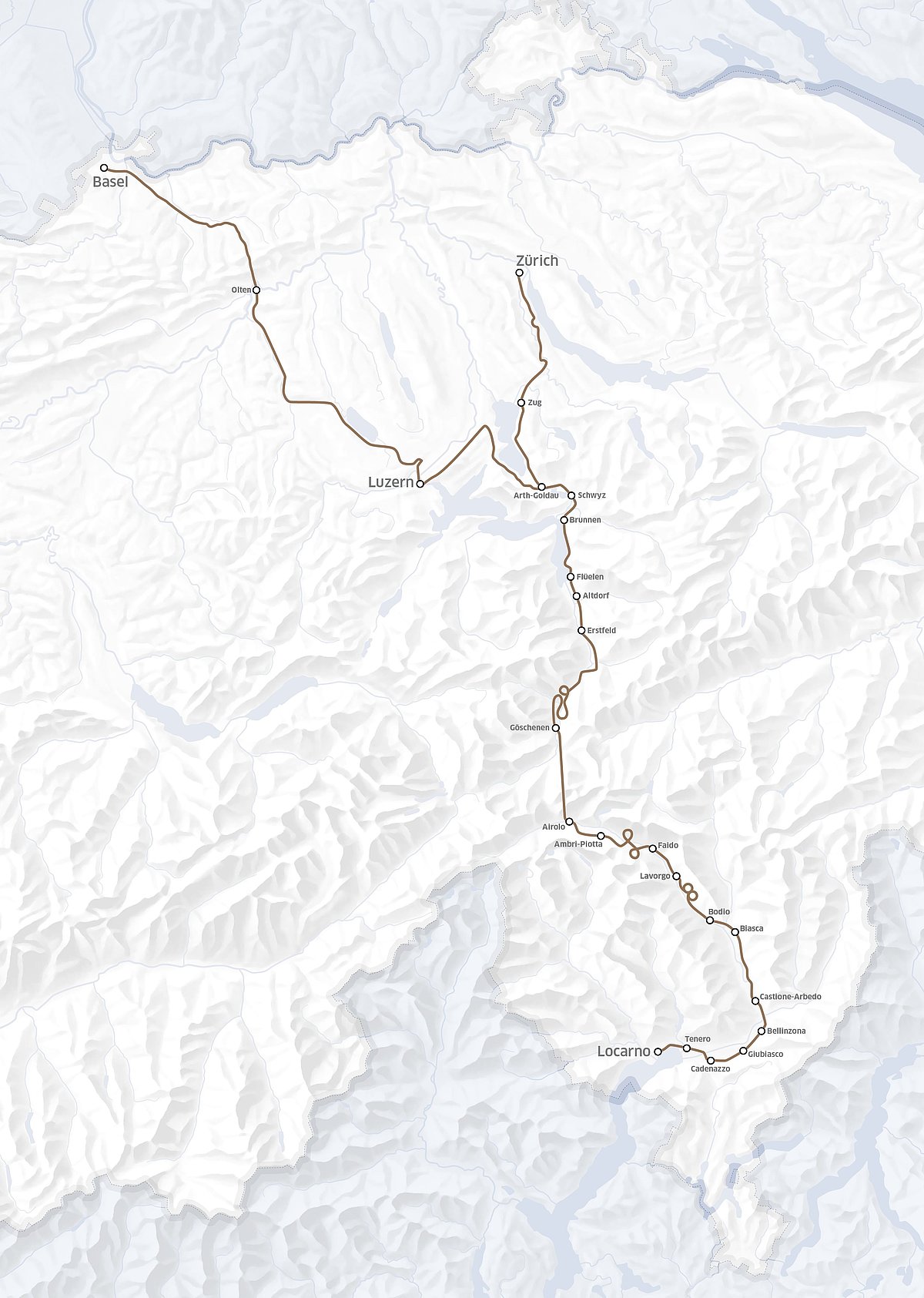 Die Linien der SOB SOB Südostbahn