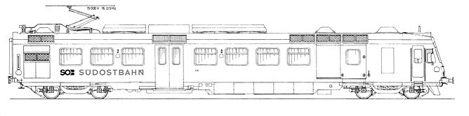 SOB Triebwagen RBDe 561