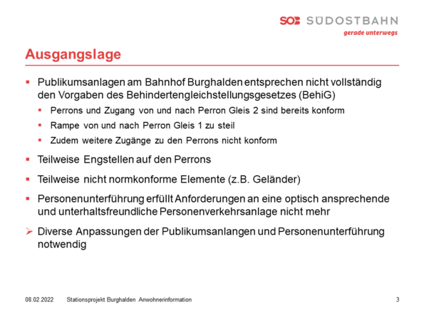 Präsentation Anwohnerinformation Stationsprojekt Burghalden