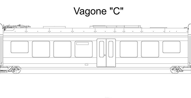 Elettrotreni a pianale ribassato – FLIRT serie 1 e 2, Vagone "C"