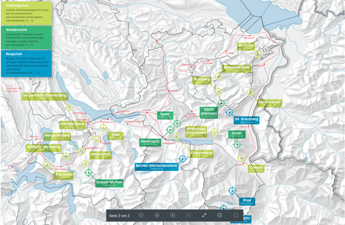 SOB Höhenzüge Trophy Wanderkarte