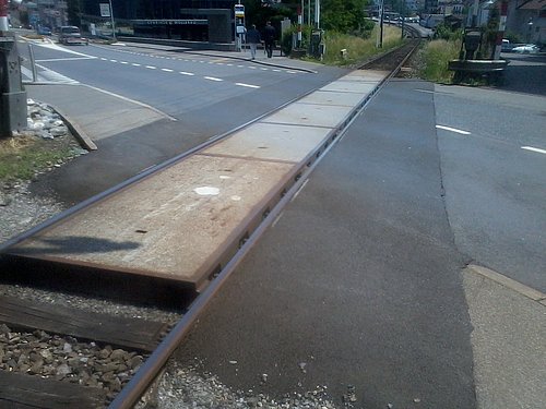 SOB Bahnübergang Dorfstrasse, Wollerau