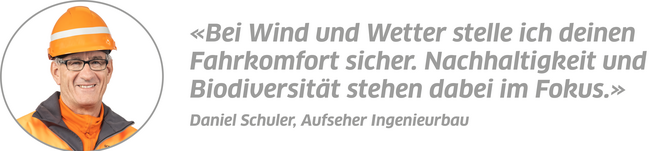 Statement Daniel Schuler, Aufseher Ingenieurbau