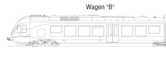 FLIRT (Flinker Leichter Innovativer Regional Triebzug) Wagen "B"