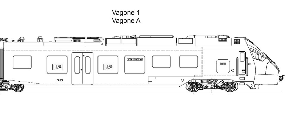 Traverso, Vagone 1, Vagone A