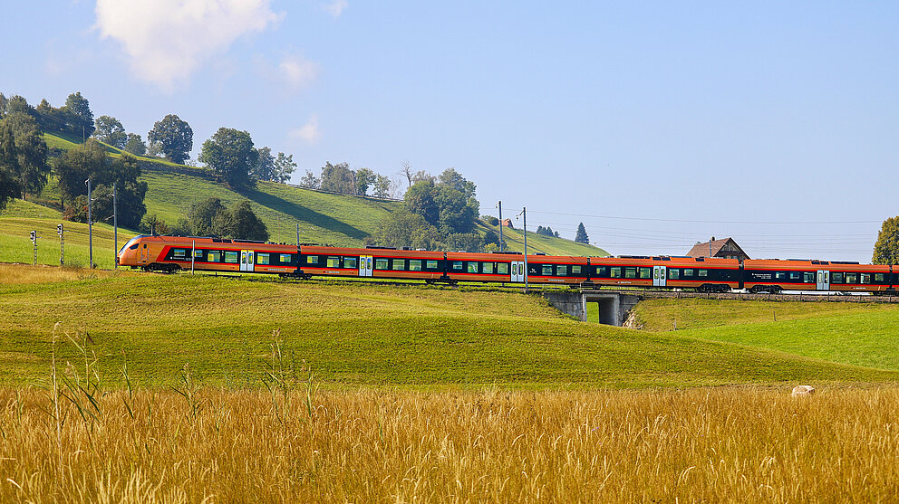 Der Traverso in Richtung Luzern unterwegs.
