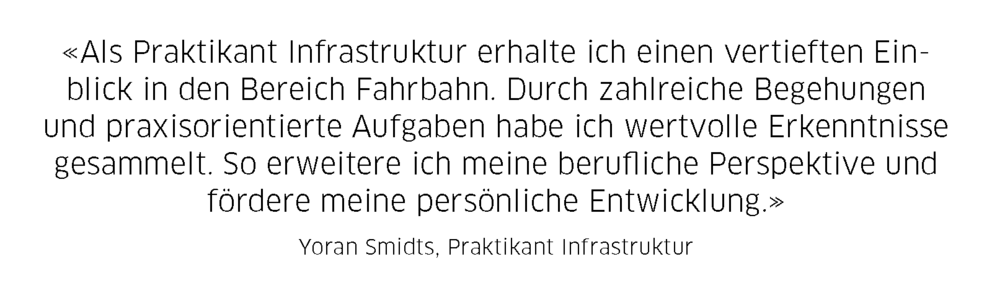 Statement zum Praktikum Infrastruktur.