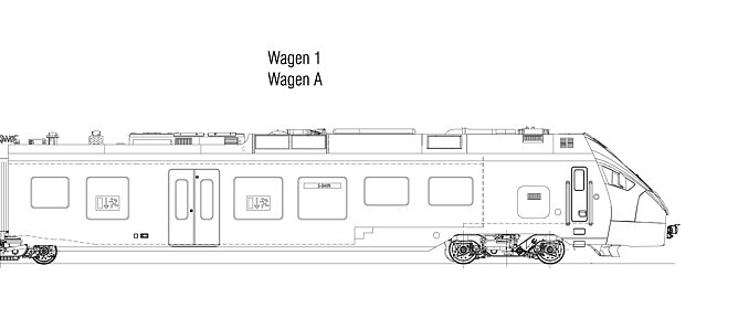 FLIRT 3 EMU 4-teilig Wagen 1, Wagen A