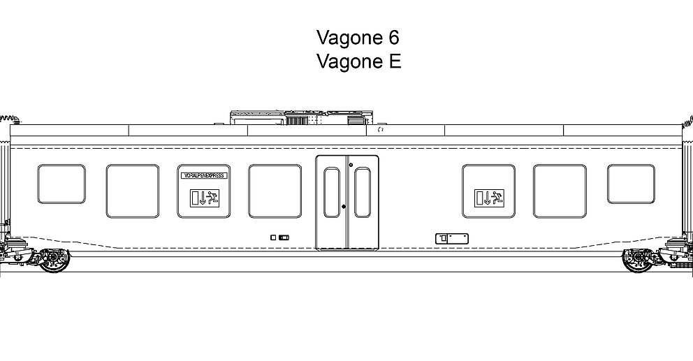 Traverso, Vagone 6, Vagone E