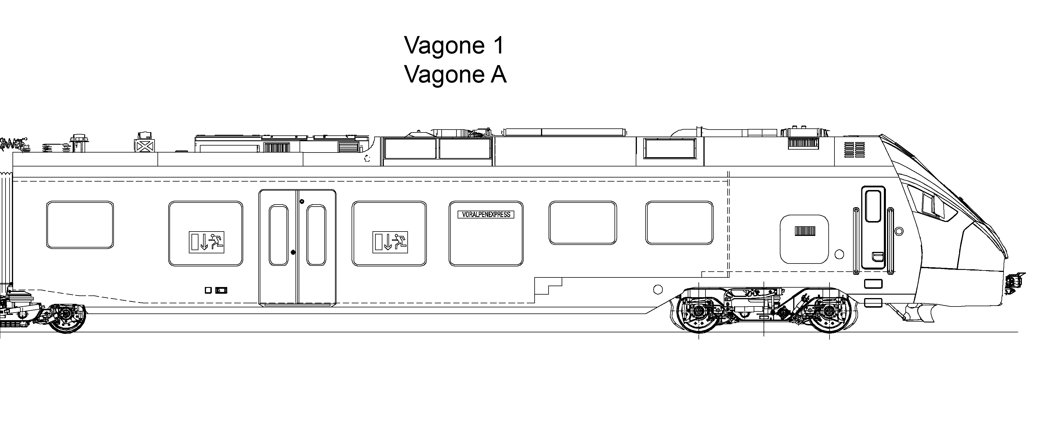 Traverso, Vagone 1, Vagone A